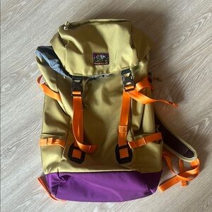 Burton Tan and Orange Backpack